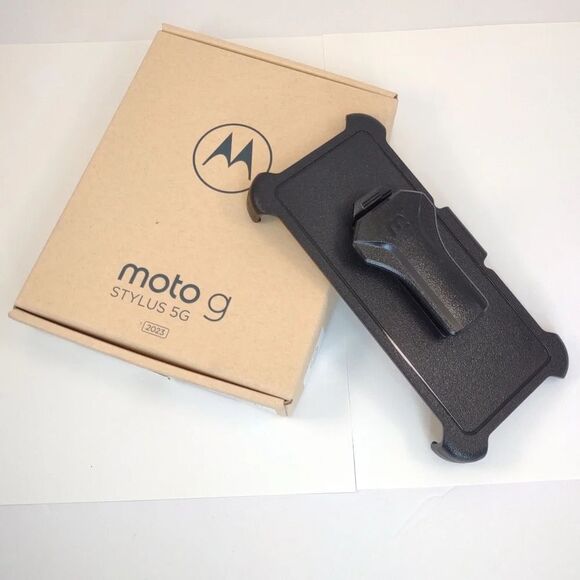 Motorola Moto G Stylus 5G Cellphone Plastic Holster Holder Phone Case - Picture 1 of 9